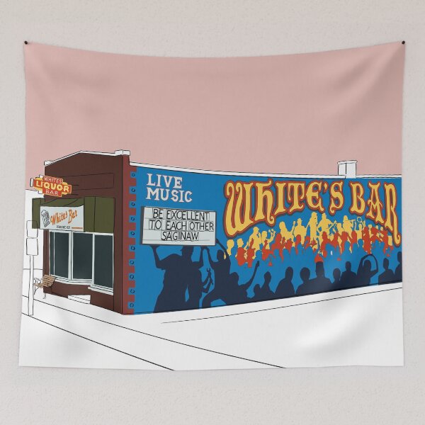Item preview, White’s Bar- Pink designed and sold by JustJaneArt.