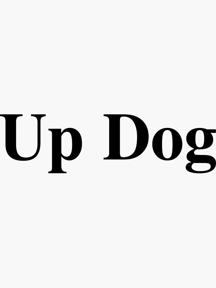 "What's Up Dog" Sticker for Sale by Stavdesigns Redbubble