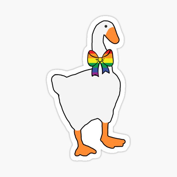 Item preview, Ganso horrible - Cinta de bandera LGBTQ + (con contorno negro) designed and sold by Bethany Casey.