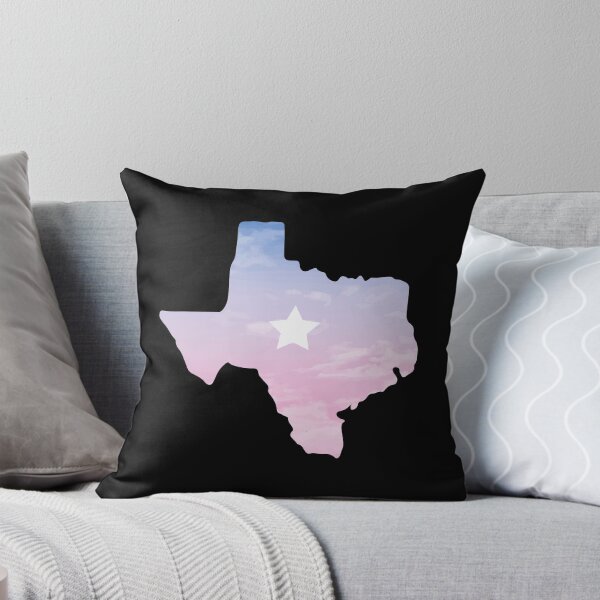 Item preview, Texas map lone star pink gradient blue pink abstract art designed and sold by nuz2.