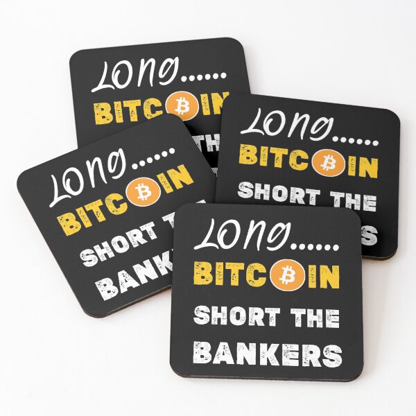 Item preview, Long Bitcoin Short the Bankers - Gift for Bank Manager, employees,banker funny gift idea  designed and sold by Essakhi12.