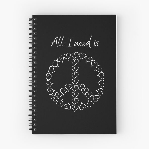 Item preview, peace and love designed and sold by JokesAndFun.
