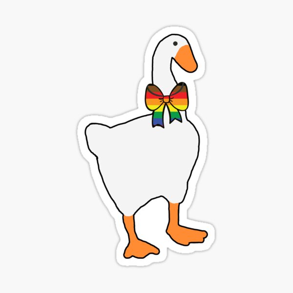Item preview, Horrible goose - Nueva cinta de bandera LGBTQ + inclusiva (con contorno negro) designed and sold by Bethany Casey.