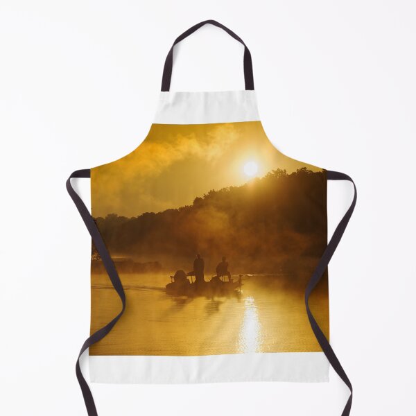 Item preview, Fishing From a Boat at Sunrise designed and sold by Delmas Lehman.