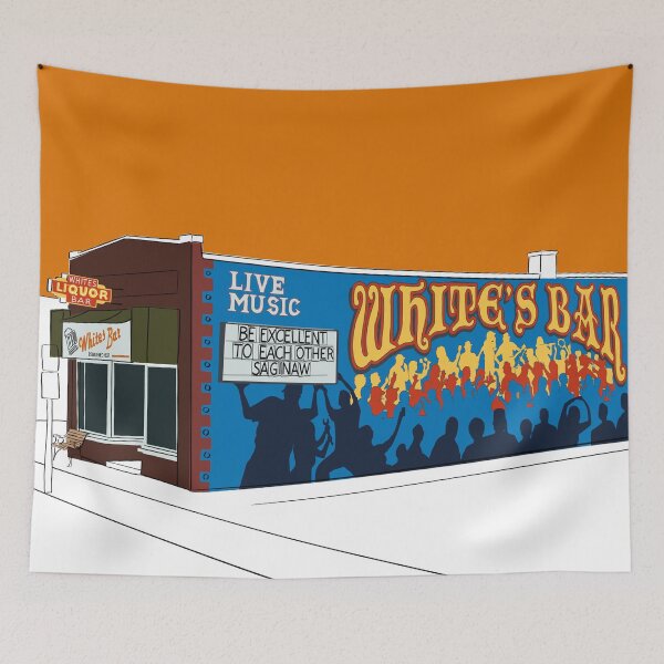 Item preview, White’s Bar- Burnt Orange designed and sold by JustJaneArt.