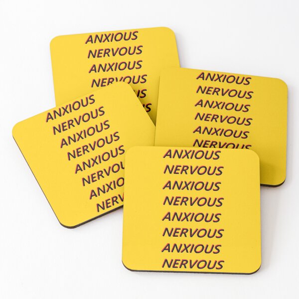Item preview, nervous and anxious designed and sold by Saccharine Peccadillo.