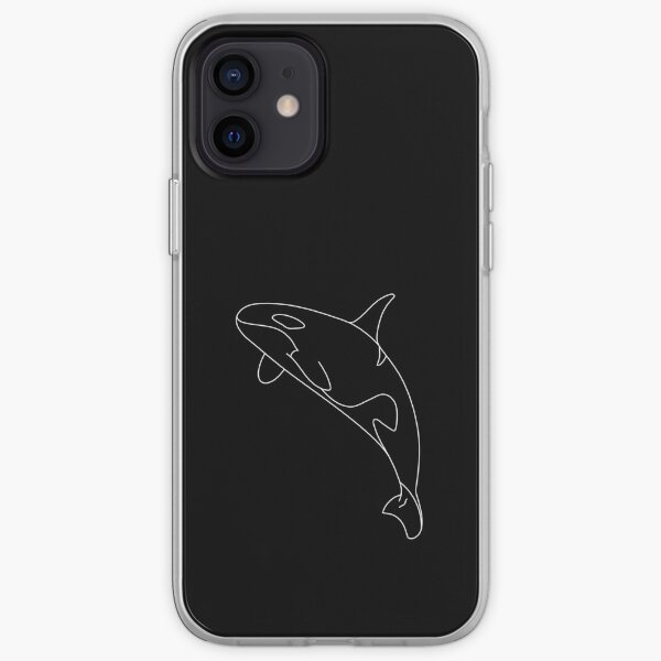 White Orca iPhone Soft Case