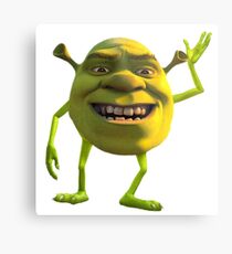 Shrek Wazowski Metal Print
