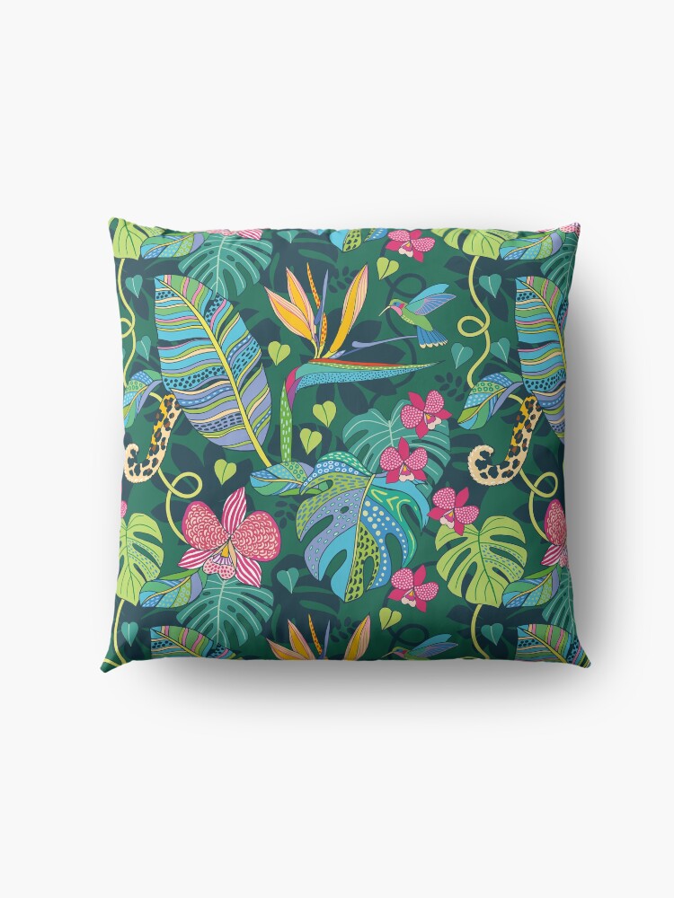 Alternate view of Bohemian Tropics Floor Pillow