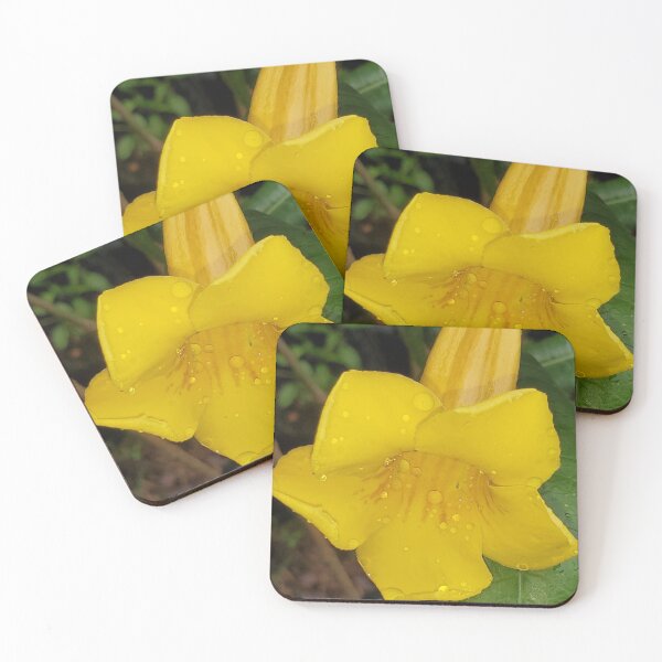 Item preview, yellow flower water droplets designed and sold by JocelynCrafts.