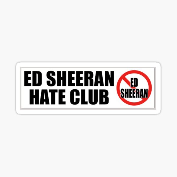 ed hate club  Sticker