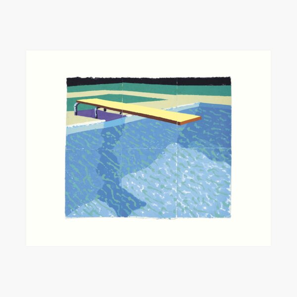 David Hockney zeitgenössische Künstler Kunstdruck