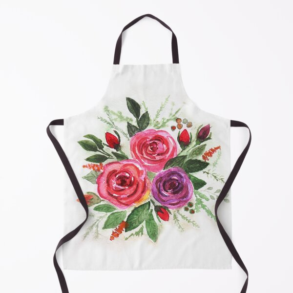 Item preview, Watercolor floral pattern . Roses. designed and sold by fuzzyfox.
