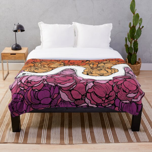 Item preview, Floral Snake Lesbian Pride Colors designed and sold by izzychar.