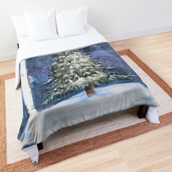 Snowy Pine Comforter