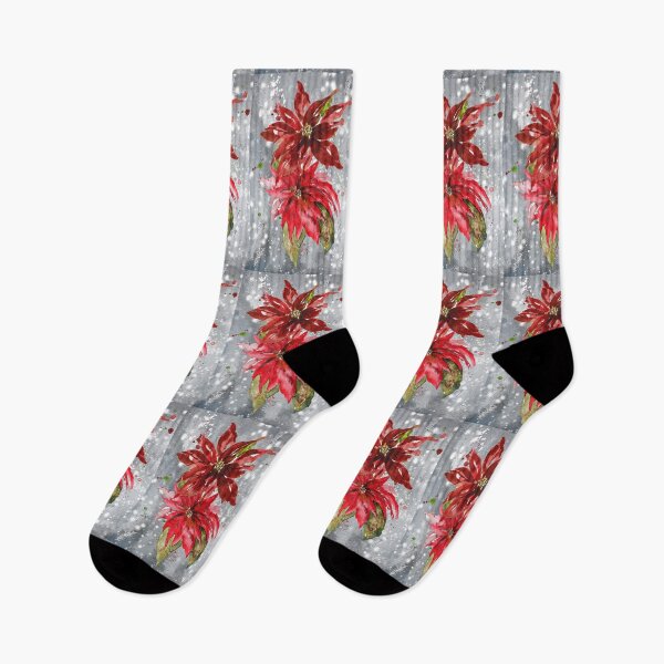 Item preview, Winter Poinsettia (no text) designed and sold by Tonia Henry.