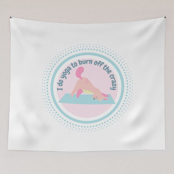 Item preview, I do yoga to burn off the crazy  designed and sold by MyLucidDreams.