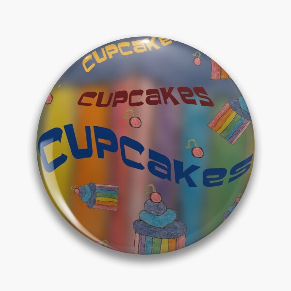 Item preview, Fabulous falling rainbow cupcakes with cherries  designed and sold by CJSCRAFTS.