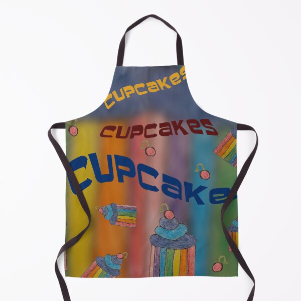 Item preview, Fabulous falling rainbow cupcakes with cherries designed and sold by CJSCRAFTS.