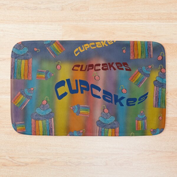 Item preview, Fabulous falling rainbow cupcakes with cherries  designed and sold by CJSCRAFTS.