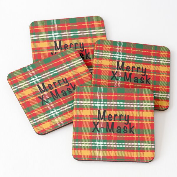 Item preview, Merry X-Mask Plaid designed and sold by orangeblue21.