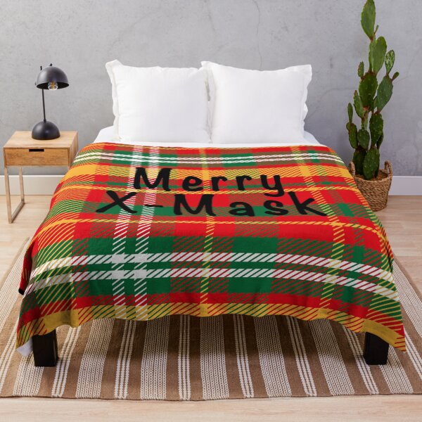 Item preview, Merry X-Mask Plaid designed and sold by orangeblue21.