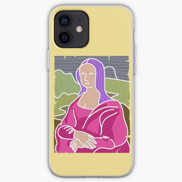 Fancy Mona Lisa iPhone Soft Case