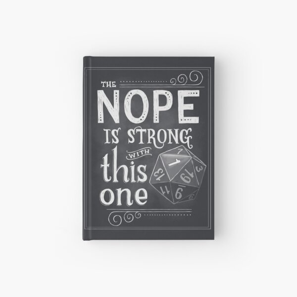 The NOPE is Strong with This One Hardcover Journal