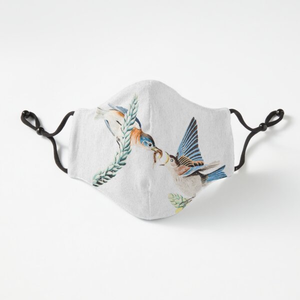 John Audubon Reimagined - Bluebirds Fitted 3-Layer