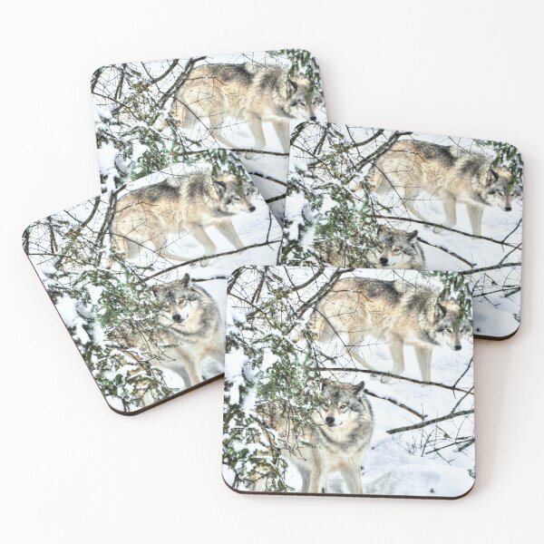 Item preview, Meet me in the forest - Timber wolves designed and sold by Poete100.