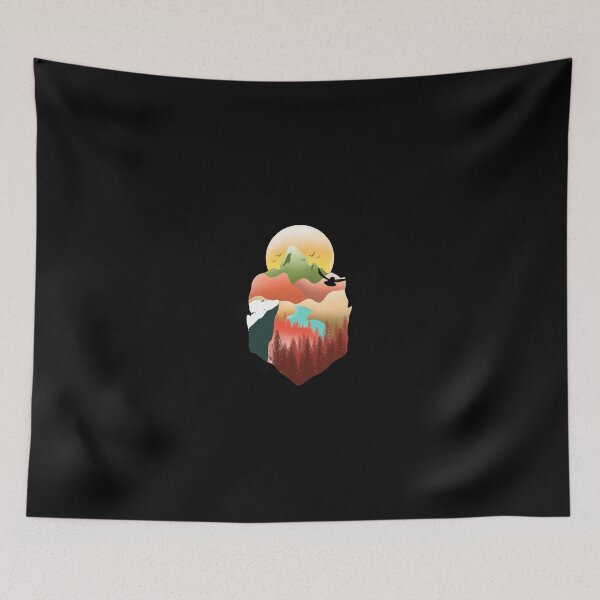 Item preview, Mountainous Landscape River mentecz designed and sold by Oliver Mendez Martinez.