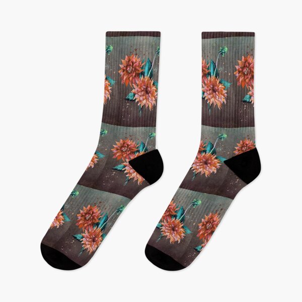 Item preview, Autumn Dahlias (no text) designed and sold by Tonia Henry.
