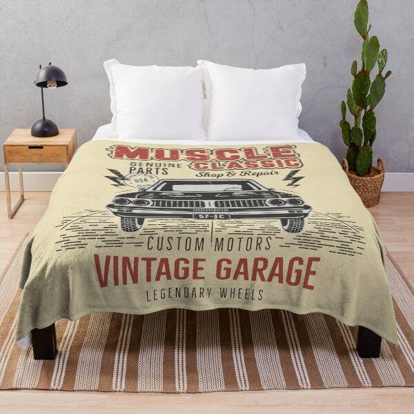 Item preview, Muscle Classic Vintage Garage designed and sold by Sinfamous.