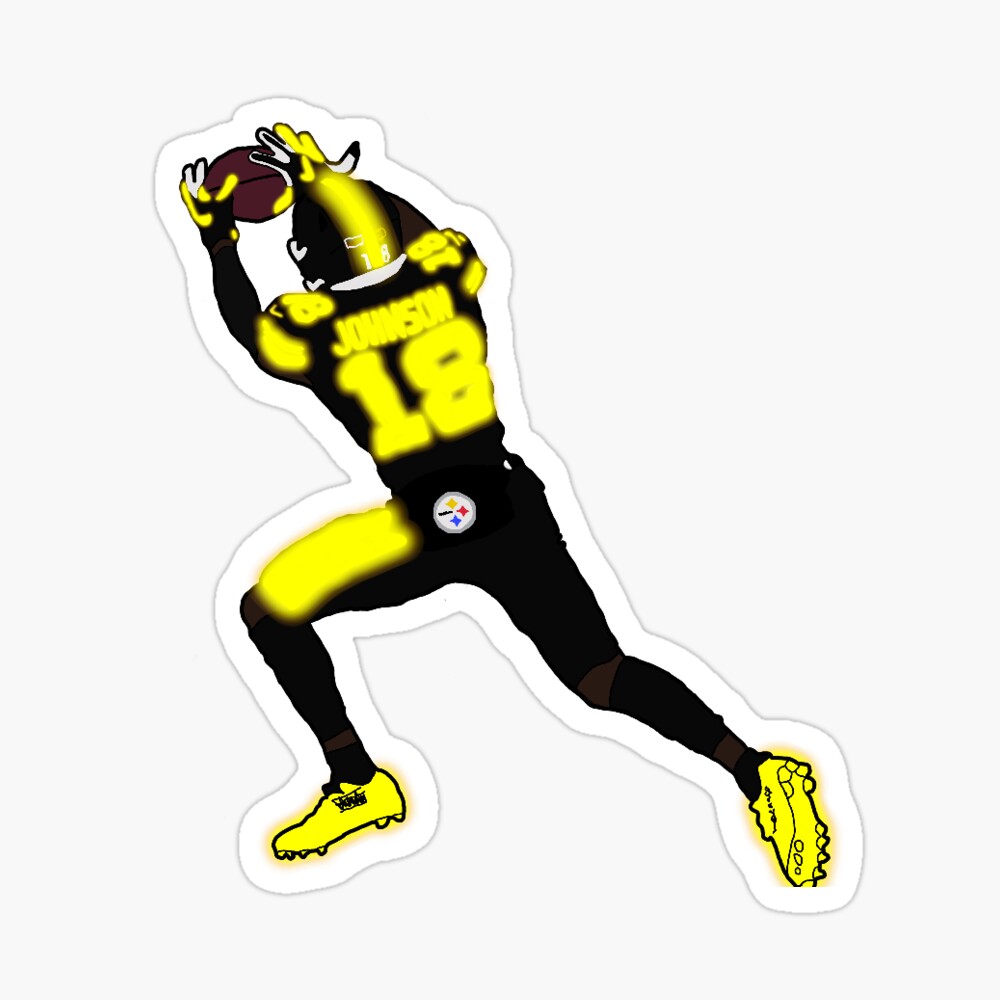 Minkah Fitzpatrick color rush Sticker for Sale by CorbanBarnes