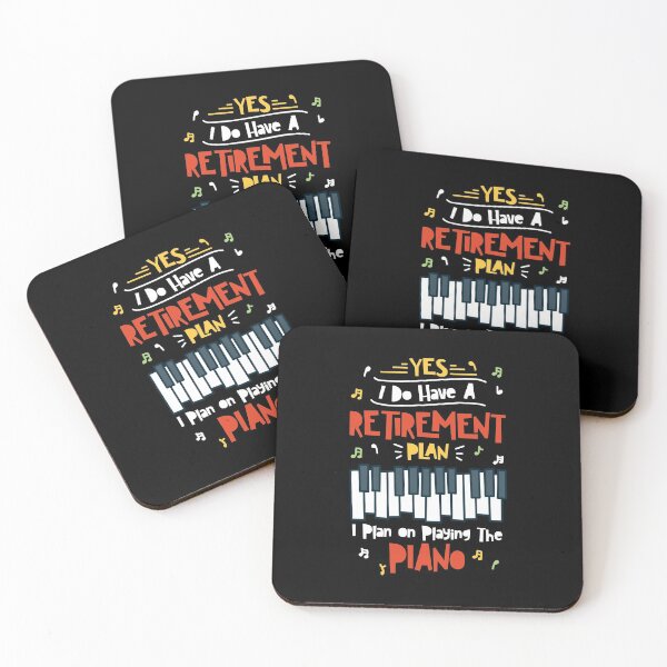 Item preview, Piano Player Retirement Plan designed and sold by Betsytiptoe.