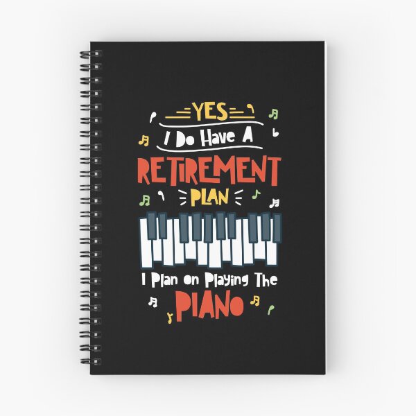 Item preview, Piano Player Retirement Plan designed and sold by Betsytiptoe.