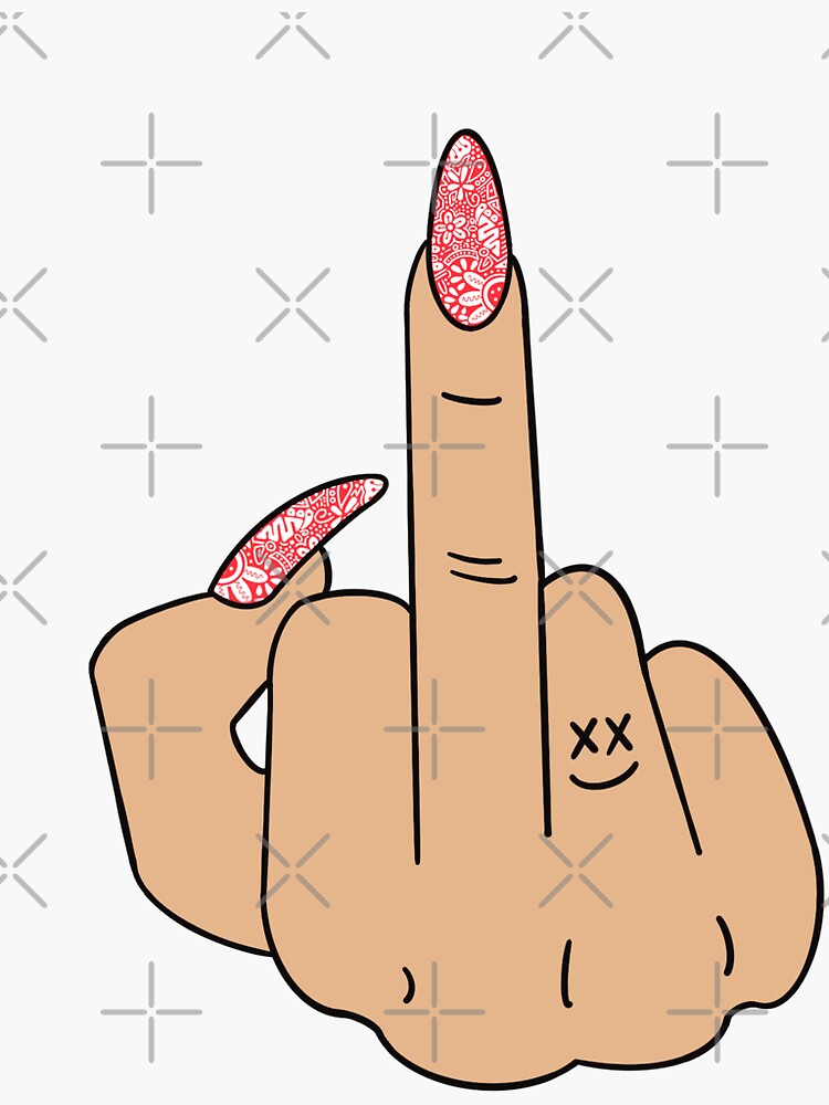 Middle Finger | Sticker