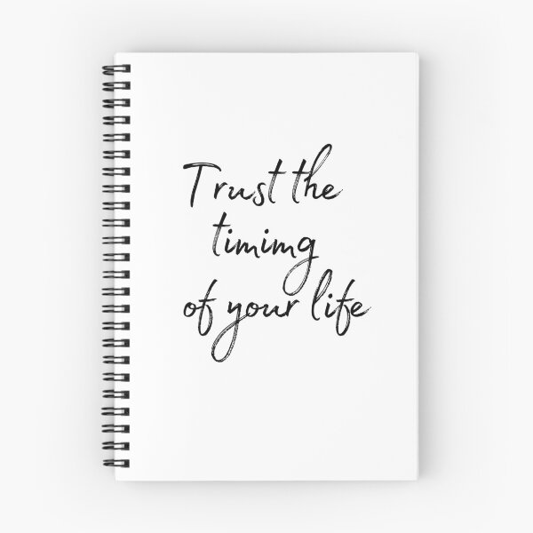 Item preview, Trust the timing of your life - Typography motivational quote designed and sold by KarolinaPaz.