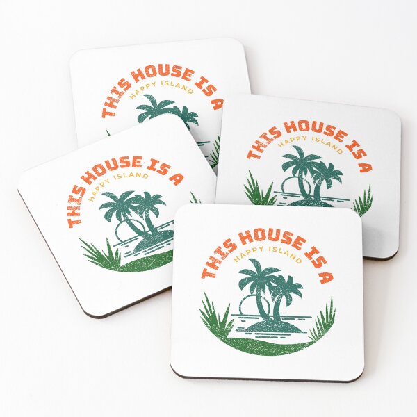 Item preview, This House Is A Happy Island designed and sold by AndPeace702.