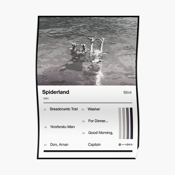Spiderland Tracklist Poster