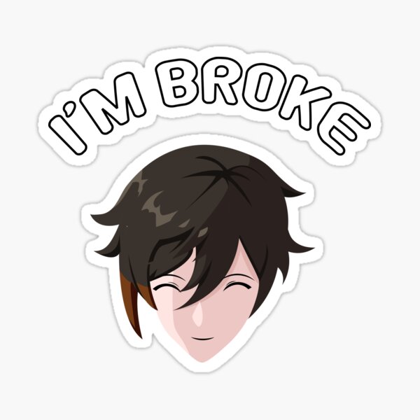 "Genshin impact Zhongli" Sticker for Sale by Migi-Desu | Redbubble
