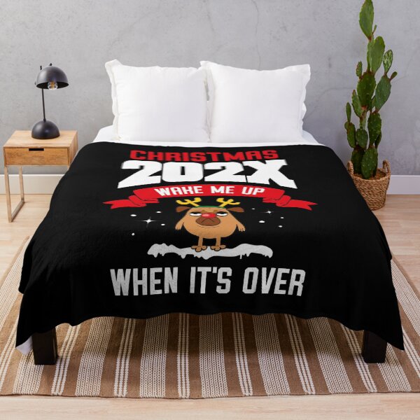 Item preview, Anti Christmas Haters Funny Sayings Wake Me Up designed and sold by teeseeds.