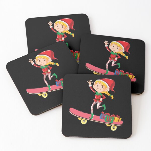 Item preview, Christmas Skateboarding Santa, funny christmas gift ideas designed and sold by All in One  Design.