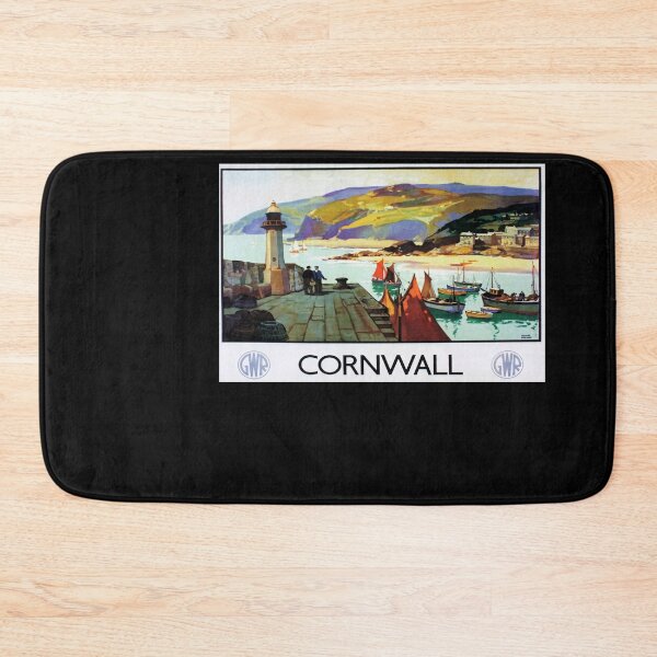 Item preview, retro classic Cornwall poster designed and sold by CorasPosters.