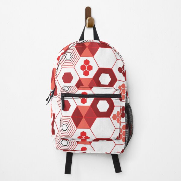Item preview, Hexagonal Hexagons Geometric Pattern – Red designed and sold by RoguePatterns.