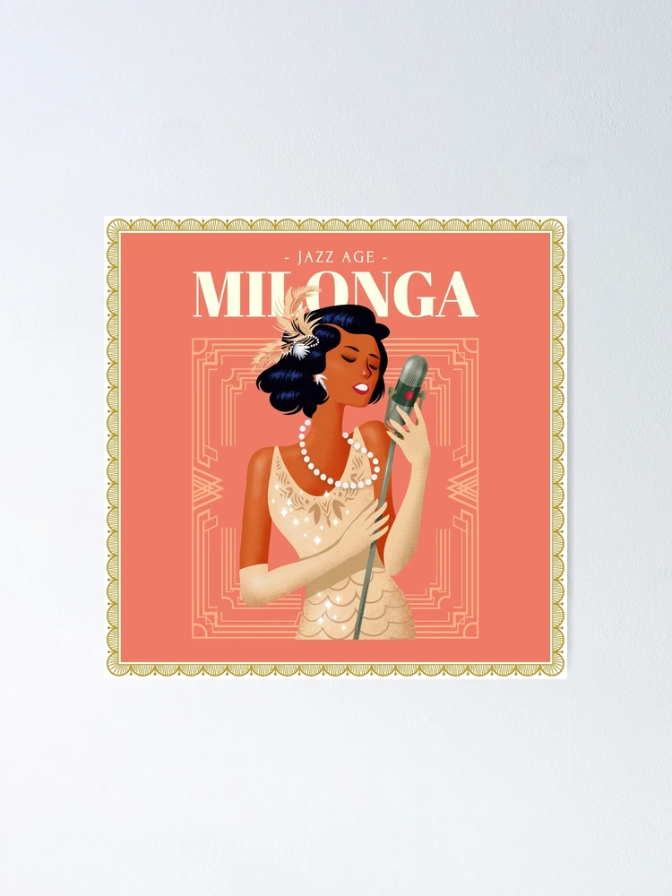 Art Deco Jazz Age Milonga Woman of Color