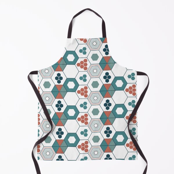 Item preview, Hexagonal Hexagons Geometric Pattern – Retro 70s designed and sold by RoguePatterns.