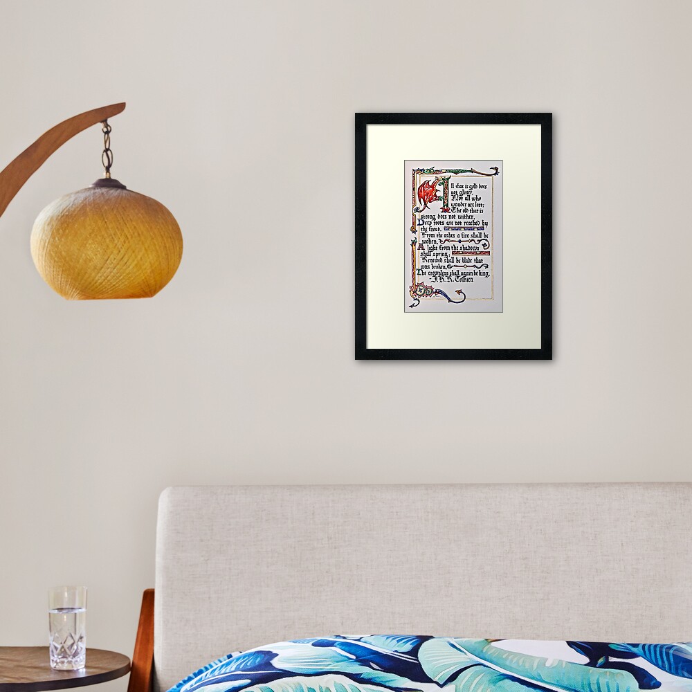 Item preview, Framed Art Print designed and sold by hoof-prints.