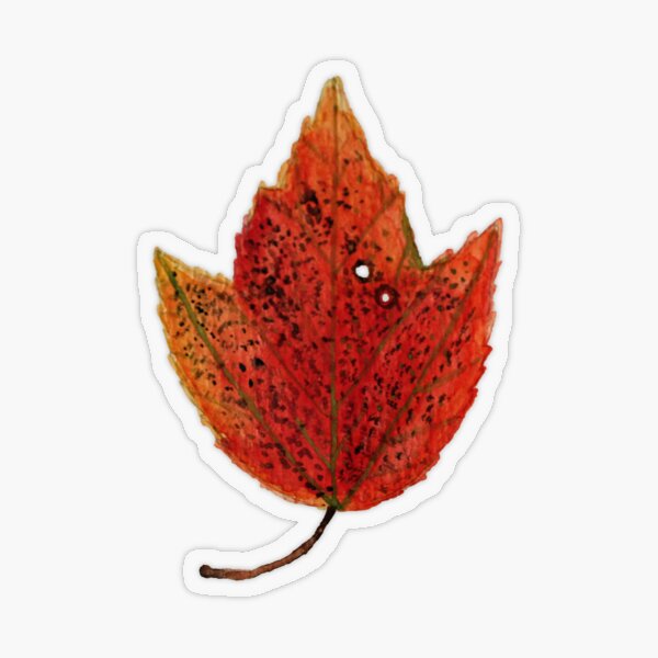 Item preview, Realistic Watercolor Fall Leaf designed and sold by AutumnEssence.