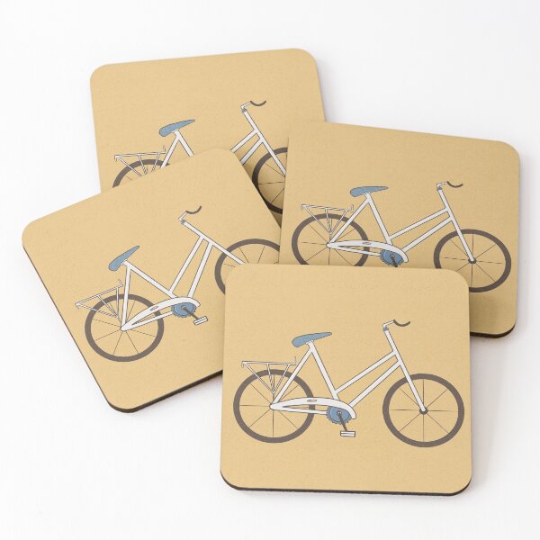 Item preview, White Bicycle designed and sold by Jenna Staller.